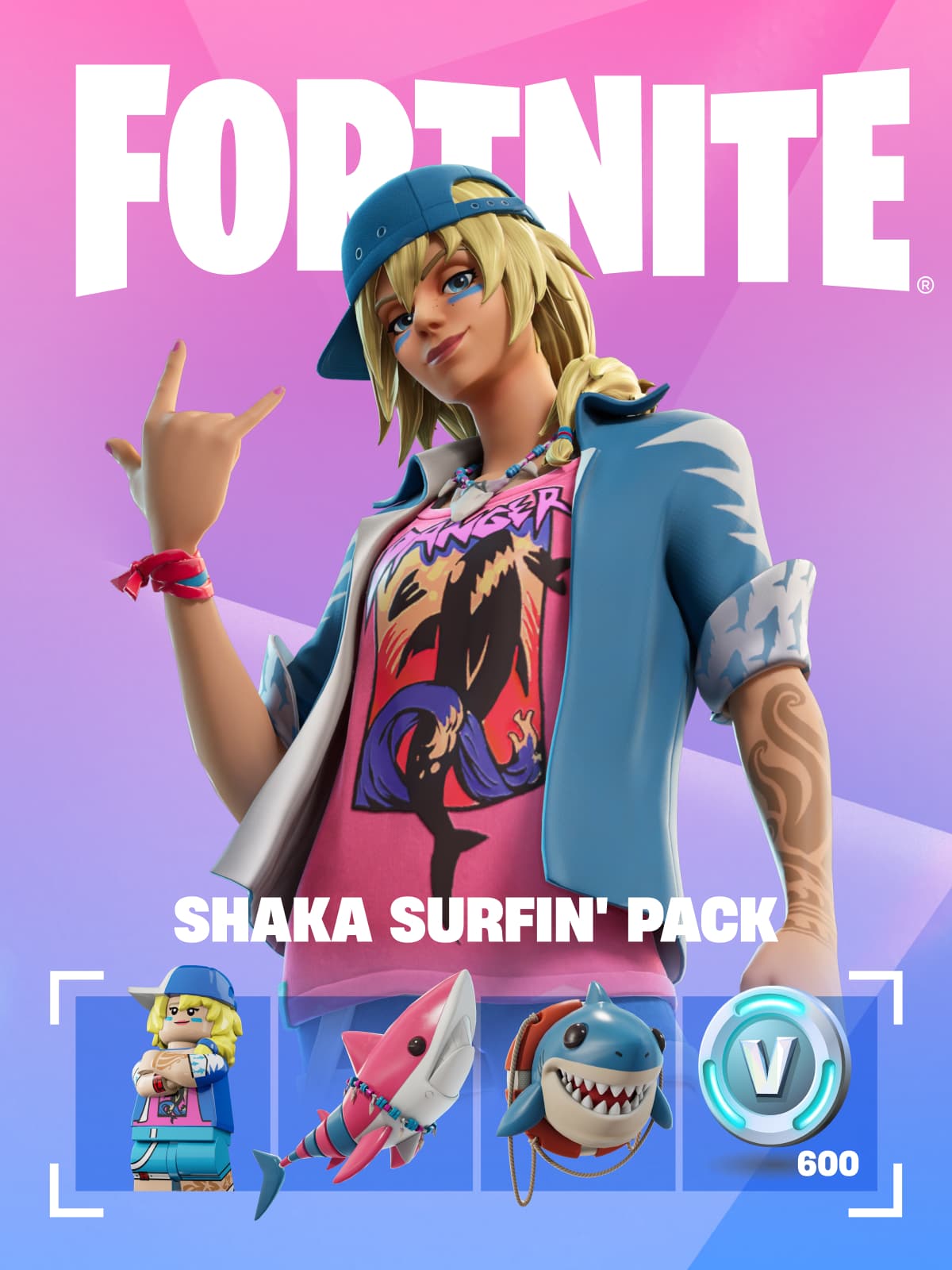 Shaka sufrin pack / 600 V-Bucks