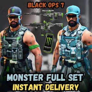 Call of Duty BO7 Monster Energy Bundle - Full Set - cheap call of duty
